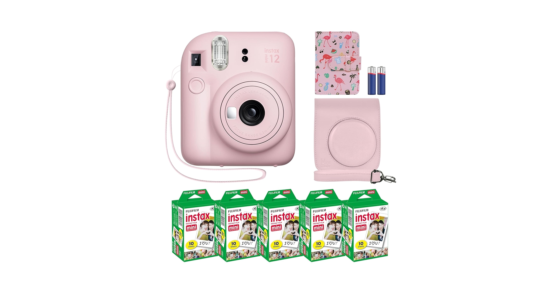 FUJIFILM instax mini 12 ピンク Amazon.com : FUJIFILM INSTAX Mini 12 Instant Film Camera